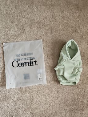 Comfrt Mint Green Hoodie for Cats/Dogs